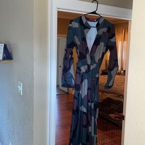 🔥🔥Belted and pocketed camo jumpsuit w/pockets🔥🔥